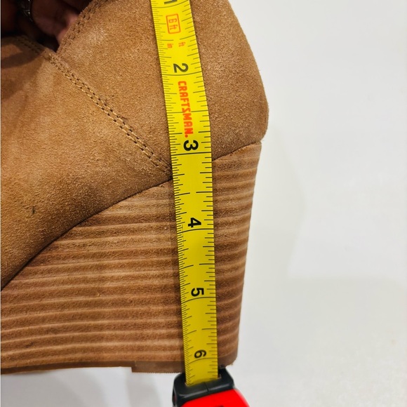 Lucky Brand Brown Suede Ankle Boots with side zip closure size 8.5 - Picture 6 of 8